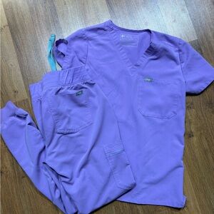 FIGS Lilac Dawn Scrub Set